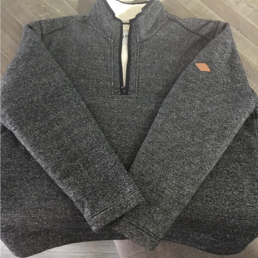 Fairly new Orvis Sherpa lined 3/4 zip   Pullover